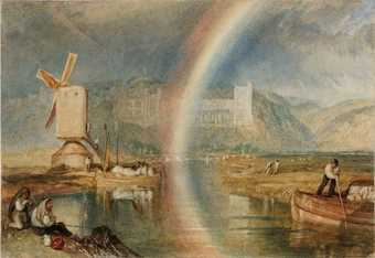 Joseph Mallord William Turner Arundel Castle on the River Arun, with a Rainbow c.1824–5