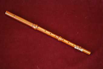 Martin Wenner, Flute after J.W. Oberlender, stained boxwood, a=415 Hz, 2015
