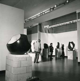 Installation view of Barbara Hepworth, Tate Gallery, 1968, Tate Archive