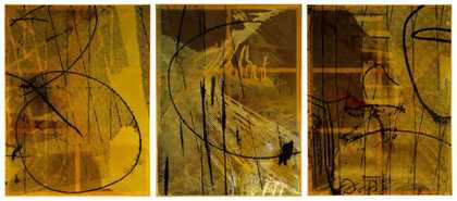 Sigmar Polke, Untitled (Triptych) 2002