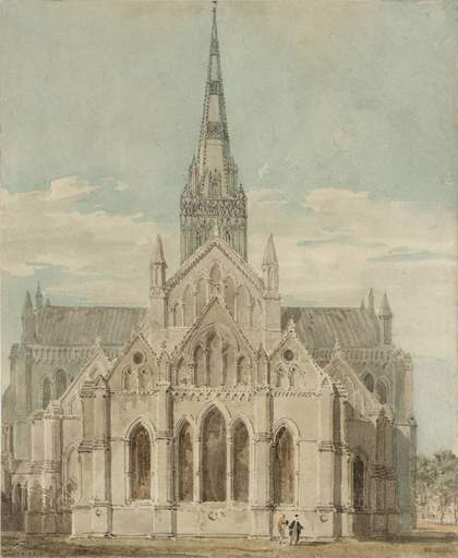 Joseph Mallord William Turner Salisbury Cathedral from the East c.1798