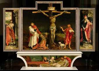 Matthias Grünewald Isenheim Altarpiece c.1510–15, view with the panels closed