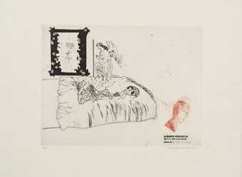 David Hockney, 6. Death in Harlem from A Rake’s Progress 1961–3