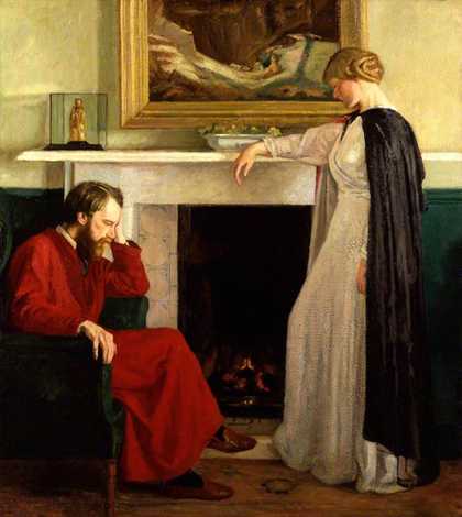 William Rothenstein Eric Gill and Alice Rothenstein c.1913