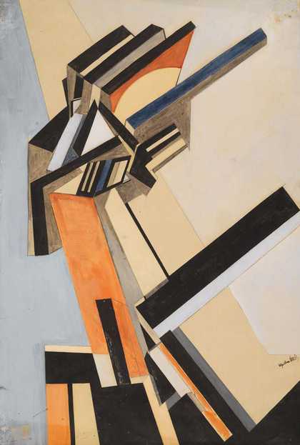 Percy Wyndham Lewis Portrait of an Englishwoman 1913 or 1914