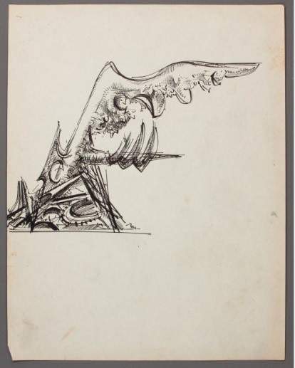 Fig.12 Theodore Roszak, Monument to Unknown Political Prisoner 1959