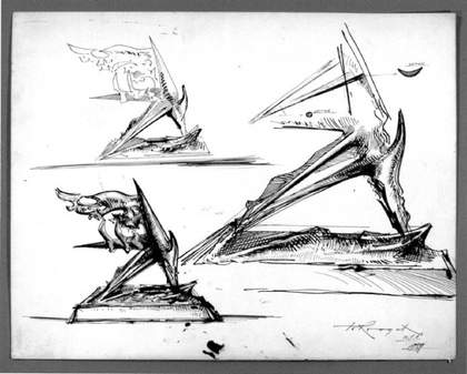 Fig.14 Theodore Roszak, Monument to Unknown Political Prisoner 1959