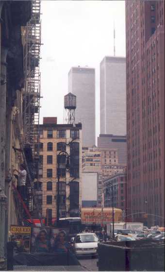 Photograph of the Twin Towers, New York 2001
