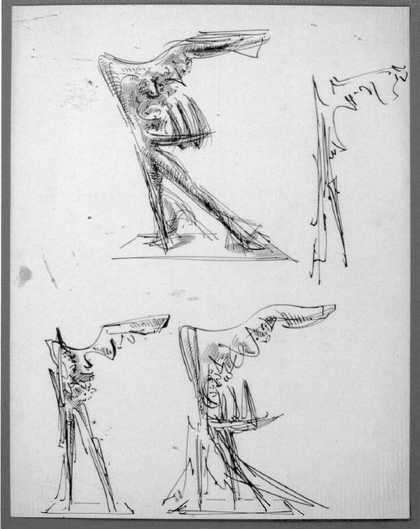 Fig.17 Theodore Roszak, Monument to Unknown Political Prisoner 1951–2