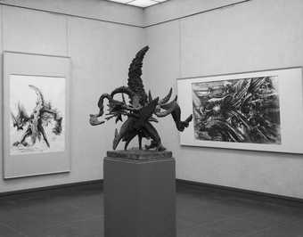 Fig.27 Installation view of Roszak’s 1956 touring retrospective, Whitney Museum of American Art, New York