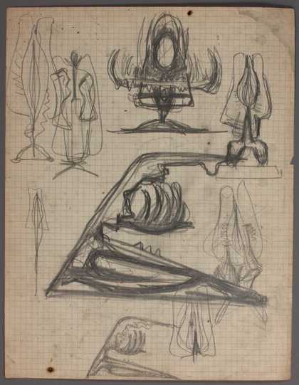 Fig.3 Theodore Roszak, Monument to Unknown Political Prisoner 1951–2