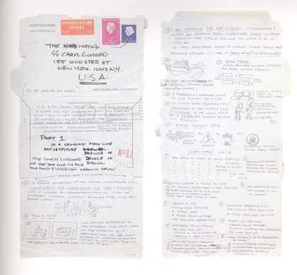Gordon Matta-Clark Letter to Carol Gooden/The Meeting, December 1973