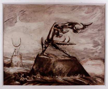 Fig.4 Theodore Roszak, Study for Monument to Unknown Political Prisoner 1951–2