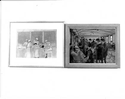 View of the installation of Bill Woodrow’s exhibition Point of Entry