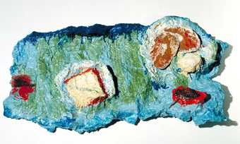 Fig.6 Claes Oldenburg, Counter and Plates with Potato and Ham 1961