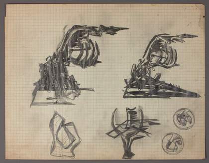 Fig.6 Theodore Roszak, Monument to Unknown Political Prisoner 1951–2