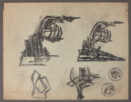 Fig.6 Theodore Roszak, Monument to Unknown Political Prisoner 1951–2