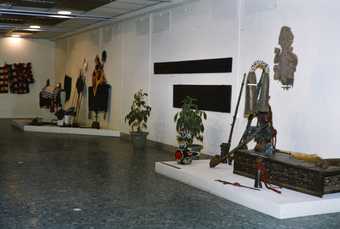 Fig.9 Installation view of the Negro Art exhibition the Musée Dynamique, Dakar, 1966