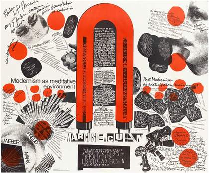 Fig.9 Maurice Stein, Larry Miller and Marshall Henrichs, Poster from Stein and Miller’s Blueprint for Counter Education 1970