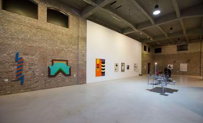 Installation shot of Bookmarks exhibition, OFF-Biennale, 2015