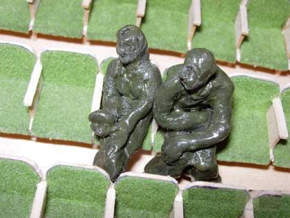 Carlos Garaicoa: Letter to the Censors, detail of the figures inside the cinema