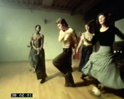 Video still from Mark Leckey's Fiorucci Made Me Hardcore, 1999