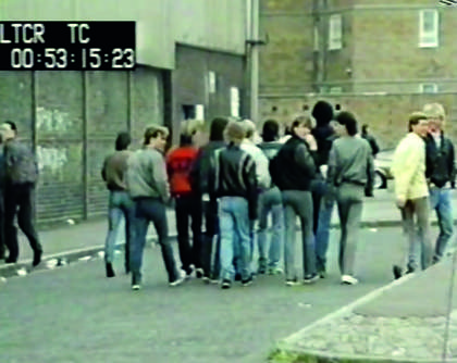 Video still from Mark Leckey's Fiorucci Made Me Hardcore, 1999