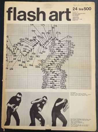 Cover of Flash Art, May 1971