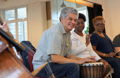 Music workshop with Claremont Project