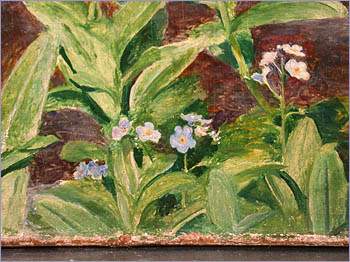 Detail of forget-me-nots from Ophelia