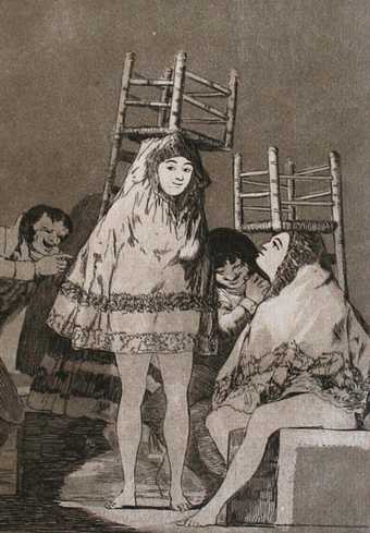 Francisco de Goya y Lucientes Ya tienen Asiento, Plate 26 from Los Caprichos 1799