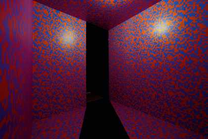 Francois Morellet Random Distribution of 40000 Squares using the Odd and Even Numbers of a Telephone Directory
