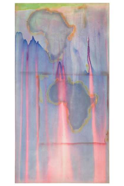 Frank Bowling Barticaborn I 1967 Lowinger Family Collection © Frank Bowling. All Rights Reserved, DACS 2019​