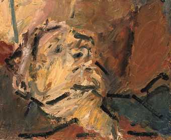 Frank Auerbach Reclining Head of Julia 1997