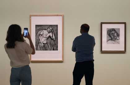 Lucian Freud install shot