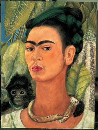 Frida Kahlo Self-Portrait with Monkey 1938