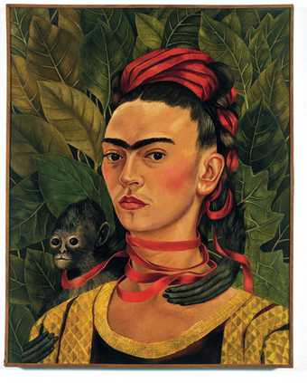 Frida Kahlo Self-Portrait with Monkey 1940
