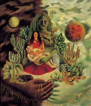 Frida Kahlo The Love-Embrace of the Universe 1949