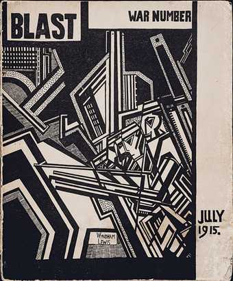 Front cover of the Vorticist manifesto BLAST II, July 1915. 