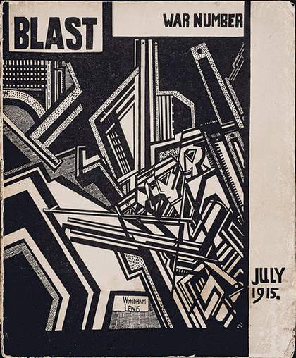 Front cover of the Vorticist manifesto BLAST II, July 1915.
