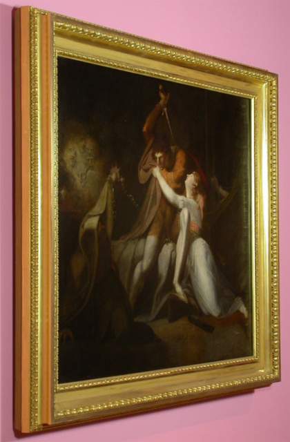 Frame toned on display in the Gothic Nightmares exhibition at Tate Britain