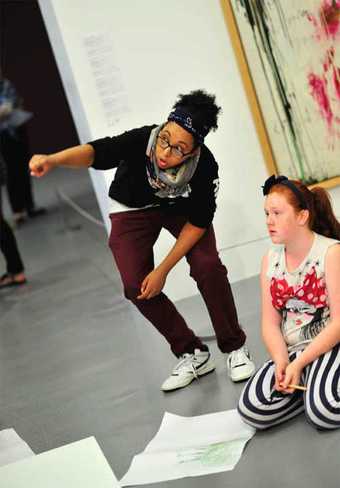 Future Tate at Tate Liverpool summer sessions, exploring the artwork