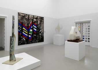 View of the Modern Art and St Ives display at Tate St Ives