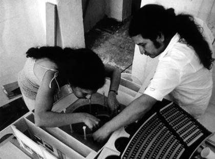 Carlos Garaicoa making Letter to the Censors, Rome 2003