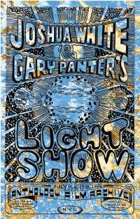 Gary Panter Poster for the Joshua White/Gary Panter lightshow performance 15 to 18 July 2004