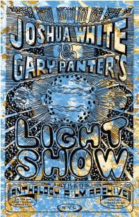 Gary Panter Poster for the Joshua White/Gary Panter lightshow performance 15 to 18 July 2004