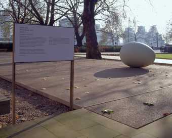 Gavin Turk Oeuvre, installed outside Tate Britain