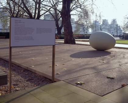 Gavin Turk Oeuvre, installed outside Tate Britain