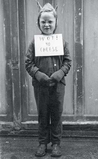 George as a mouse in an anti-rationing campaign late 1940s