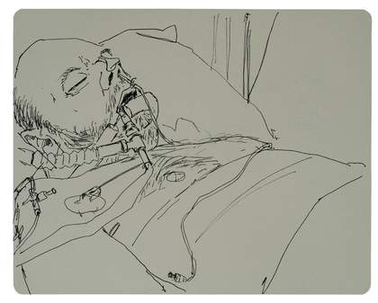 George Shaw Sketch of his father two